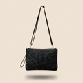 Clutch calado negro noche aura