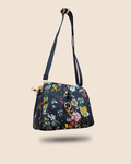 Bandolera Negra Floral Botánica