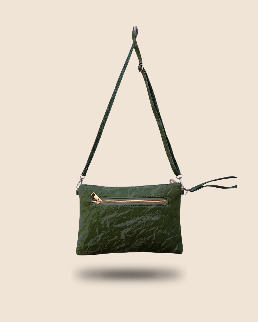 Bandolera Verde Bosque Geométrica