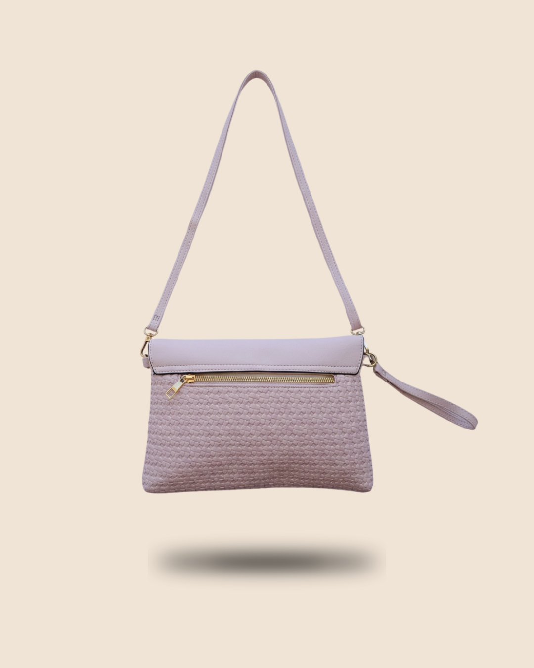 Bolso Rosa Trenzado