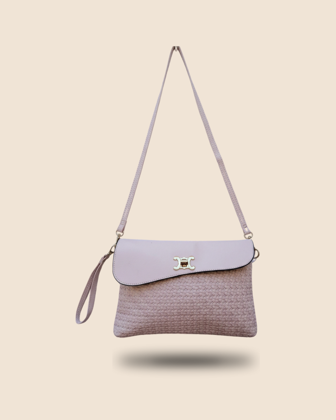 Bolso Rosa Trenzado